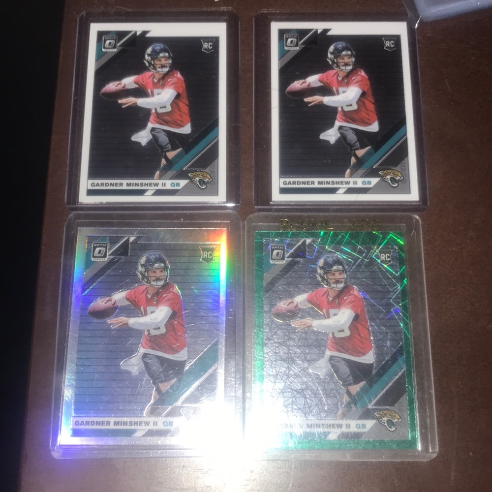 2019 Panini prism optic Gardner Minshew base, holo